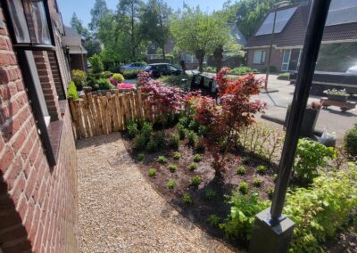 Hoevelaken – aanleg voortuin en bestrating
